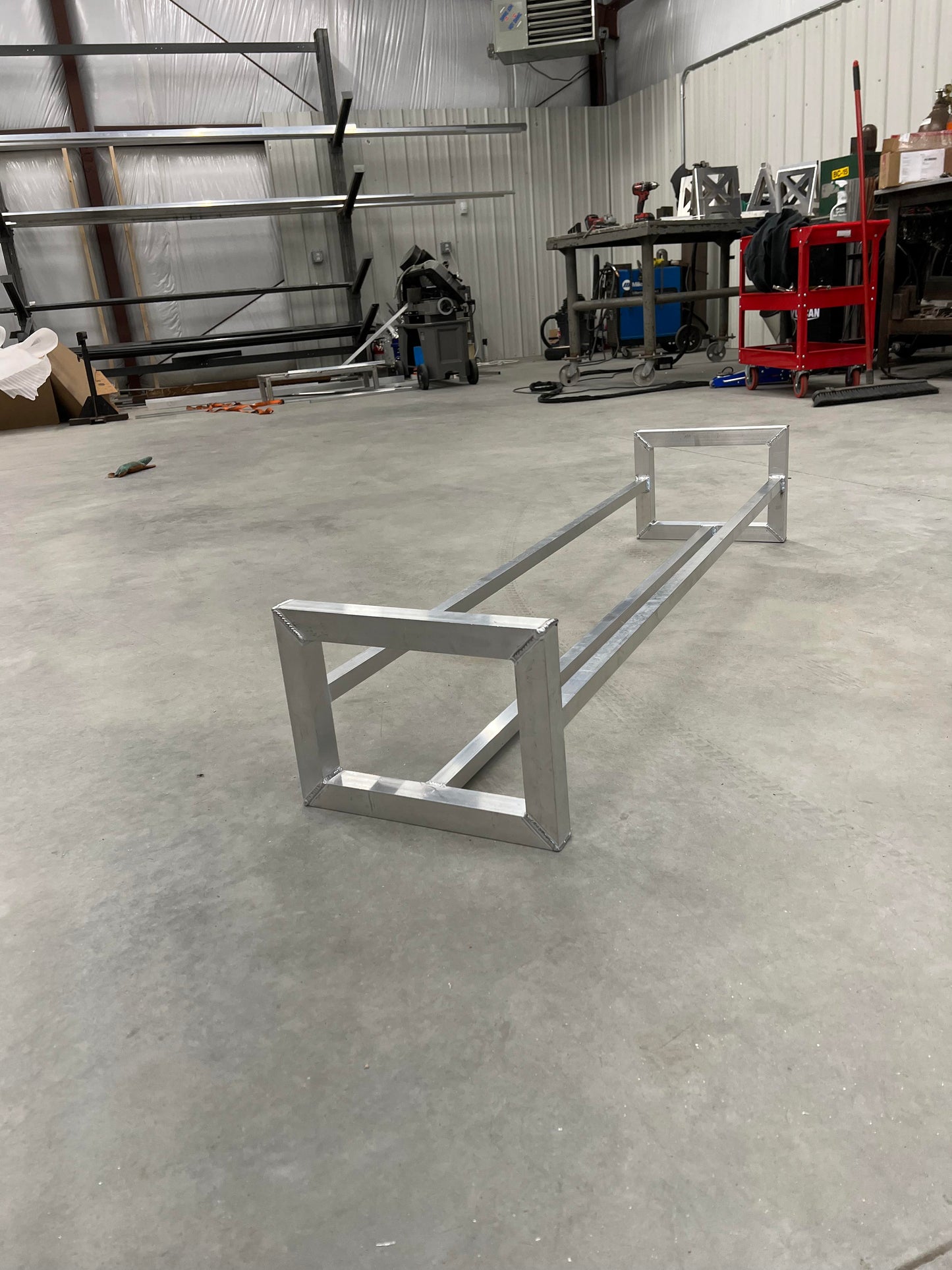 Go Kart Tire Rack Attachment