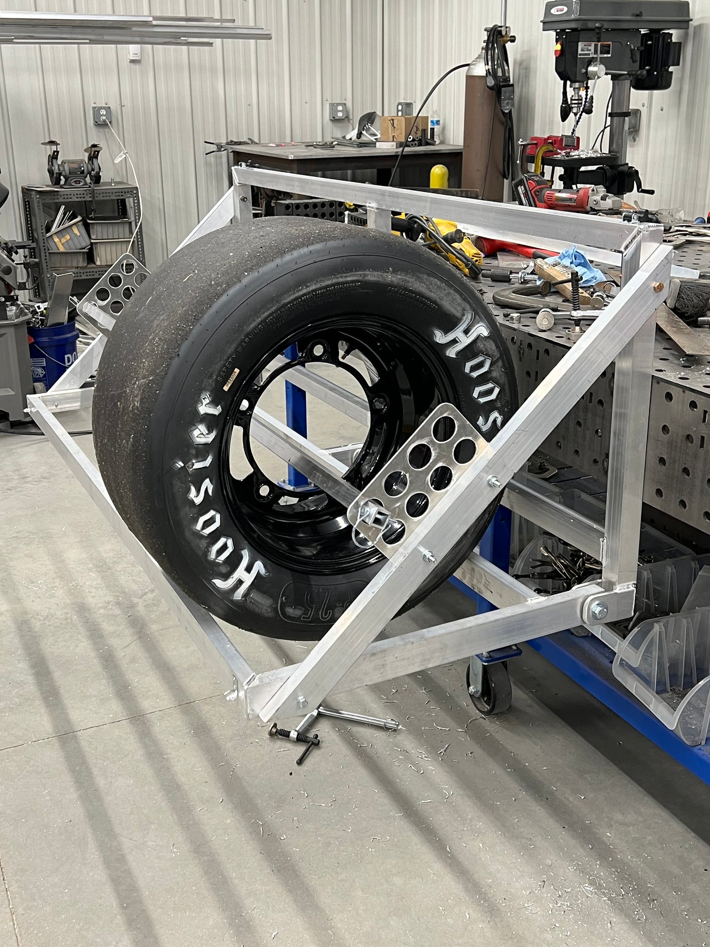 Trailer Tire Rack