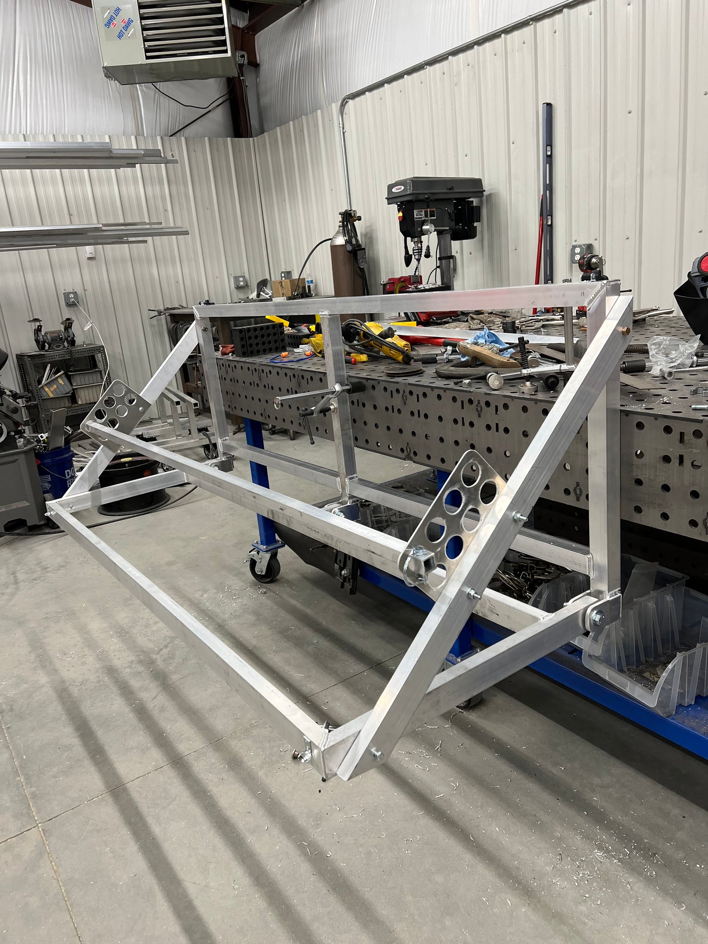 Trailer Tire Rack
