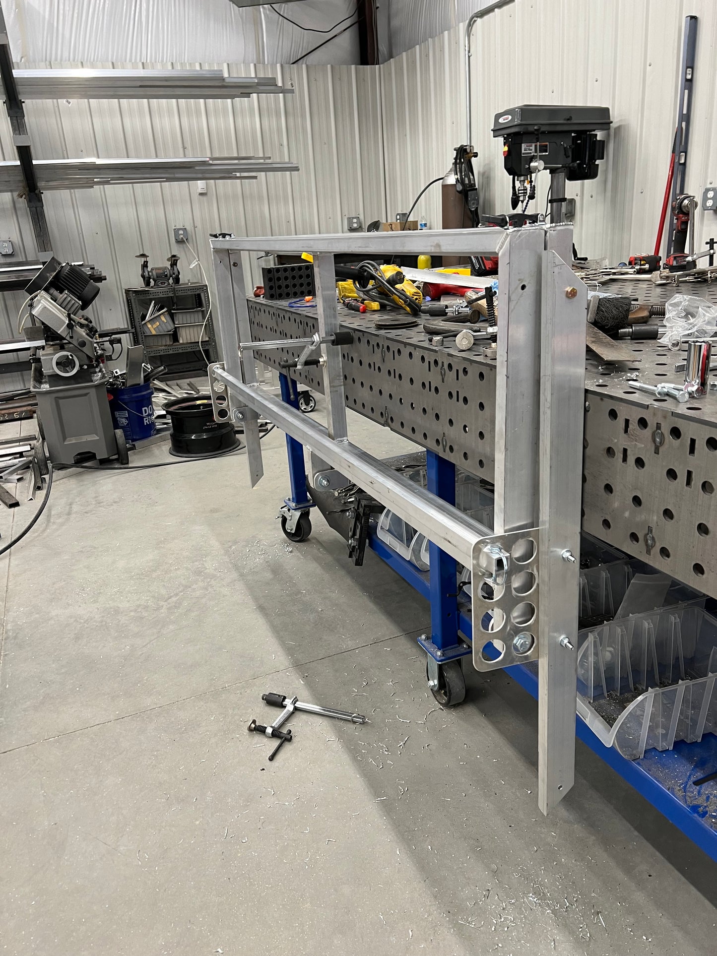 Trailer Tire Rack