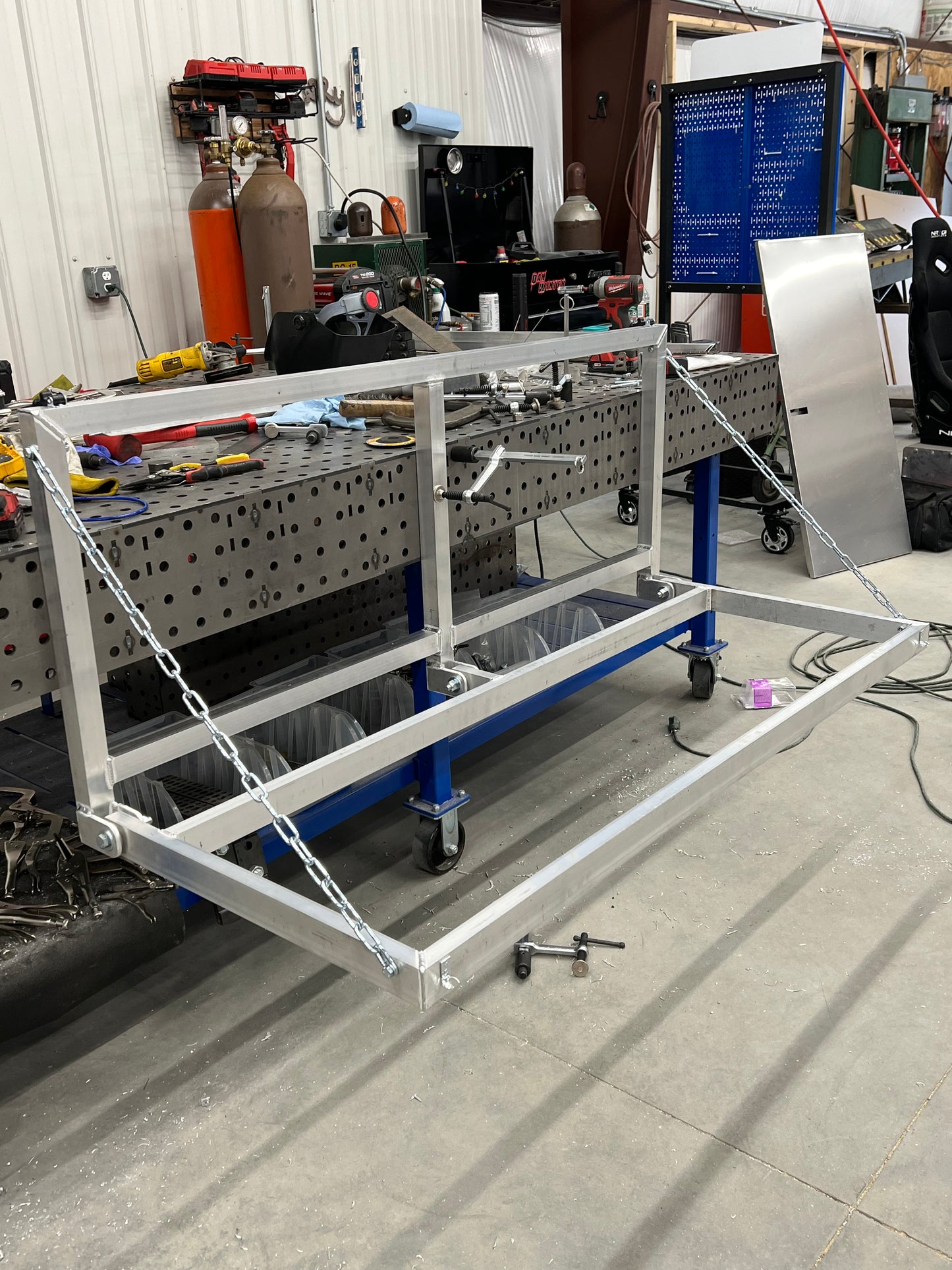 Trailer Tire Rack
