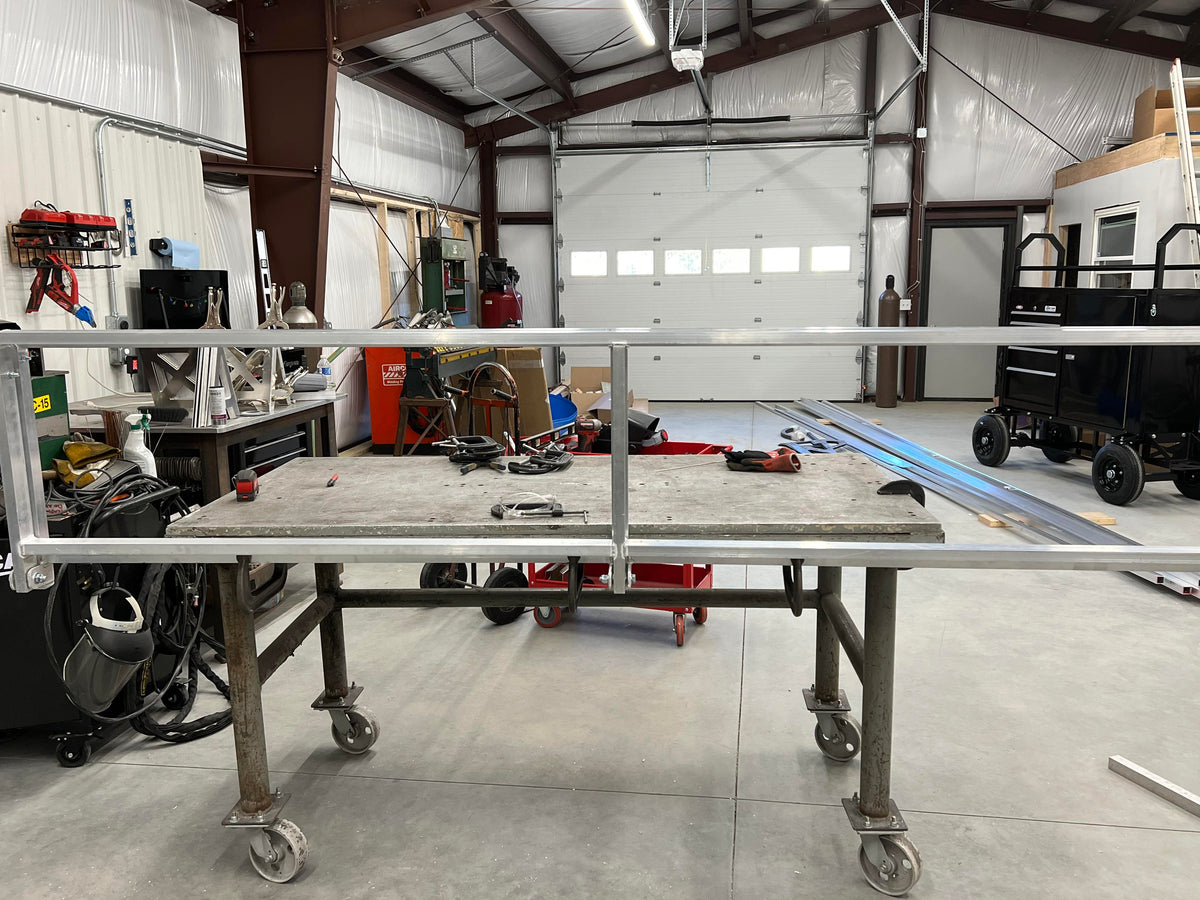 Snow Tire Rack 8' Trailer Tire Rack – Winter Pit Products