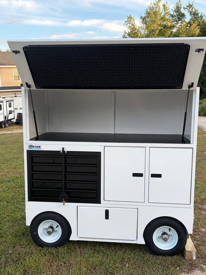 Hutch Style Trade Show Display