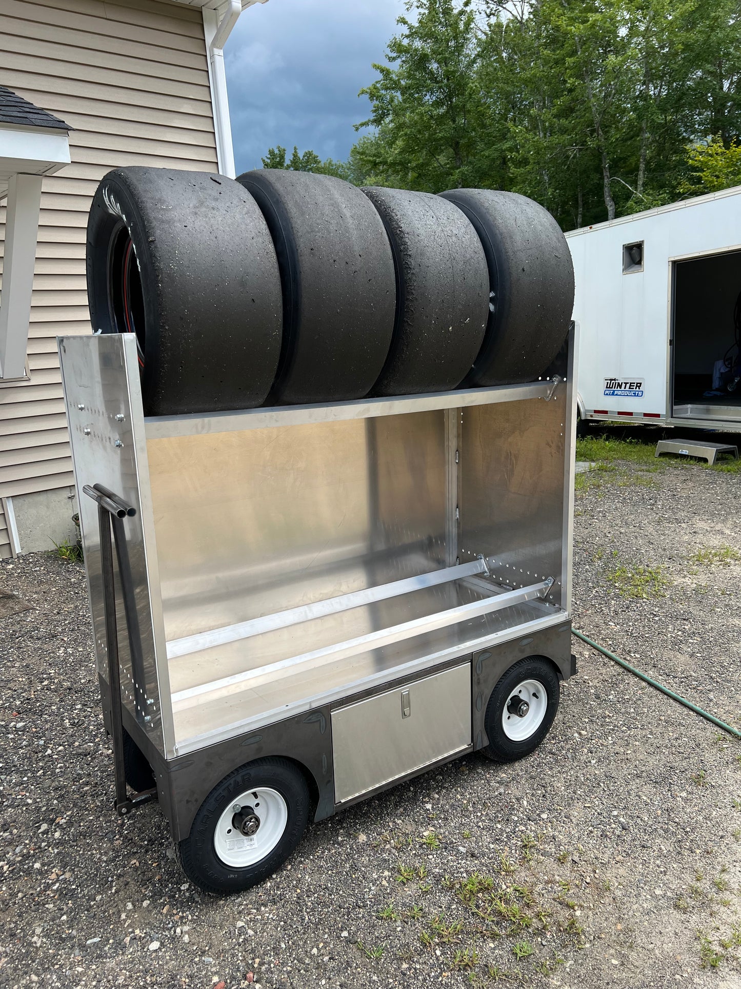 Pit Box Tire Cart